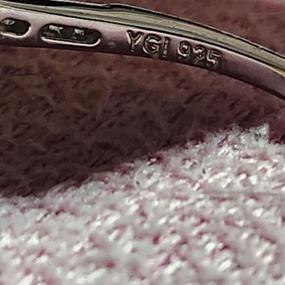 JTV White Cubic Zirconia 925 Silver Butterfly Ring - Picture 7 of 10